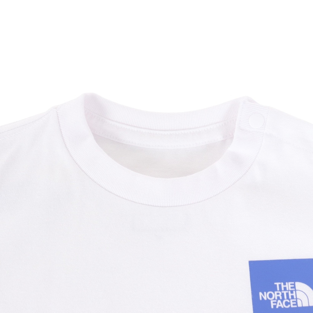 ノースフェイス（THE NORTH FACE）（キッズ）ベビーショートスリーブ スモールスクエアロゴ 半袖Tシャツ NTB32358 WE