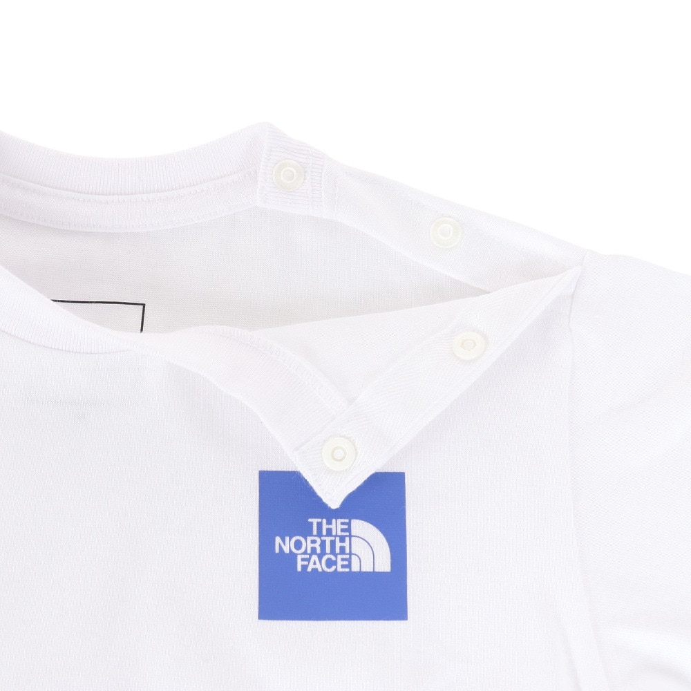 ノースフェイス（THE NORTH FACE）（キッズ）ベビーショートスリーブ スモールスクエアロゴ 半袖Tシャツ NTB32358 WE