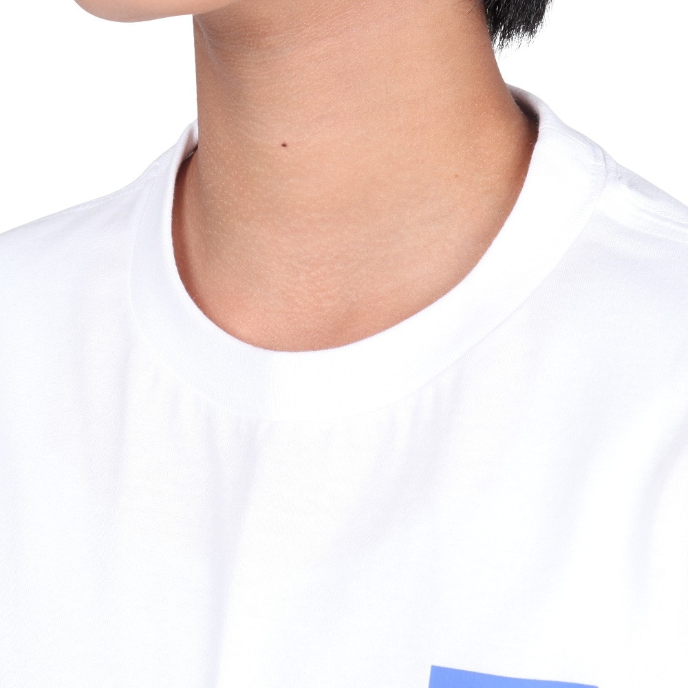 ノースフェイス（THE NORTH FACE）（キッズ）ジュニア スモールスクエアロゴ 半袖Tシャツ NTJ32358 WE