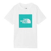 ノースフェイス（THE NORTH FACE）（キッズ）半袖Tシャツ ショートスリーブ カラード スクエアロゴ Tシャツ NTJ32361 WG