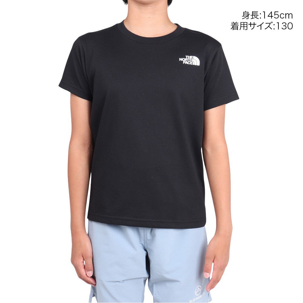 ザ・ノース・フェイス（THE NORTH FACE）（キッズ）キッズ 半袖Tシャツ ヌプシ NTJ32432 K