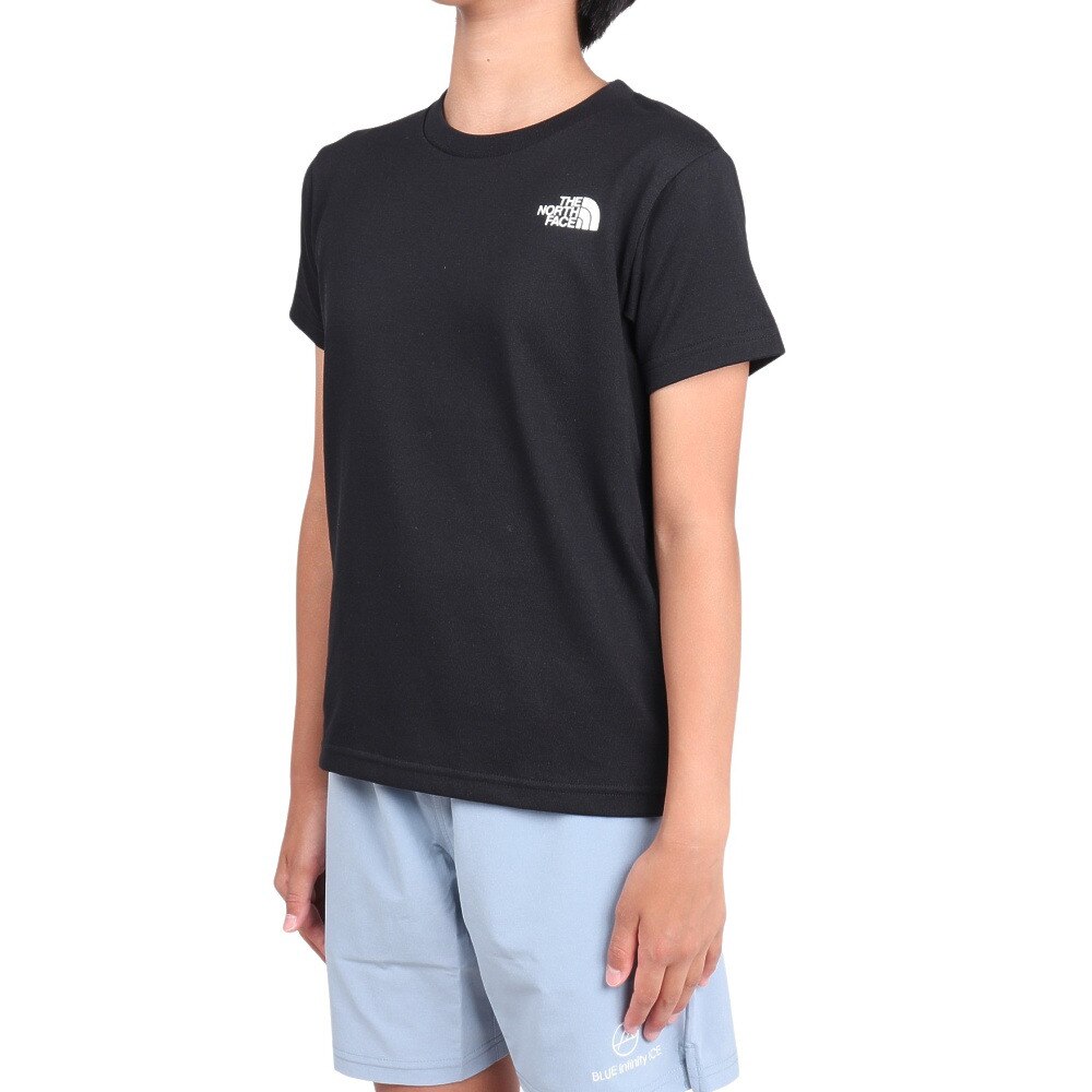 ザ・ノース・フェイス（THE NORTH FACE）（キッズ）キッズ 半袖Tシャツ ヌプシ NTJ32432 K