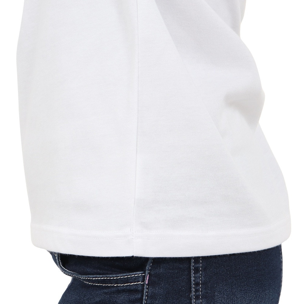 ザ・ノース・フェイス（THE NORTH FACE）（キッズ）ジュニア 長袖 Tシャツ ロンT スモールスクエアロゴ Tシャツ NTJ32357 WT ホワイト UVカット 速乾