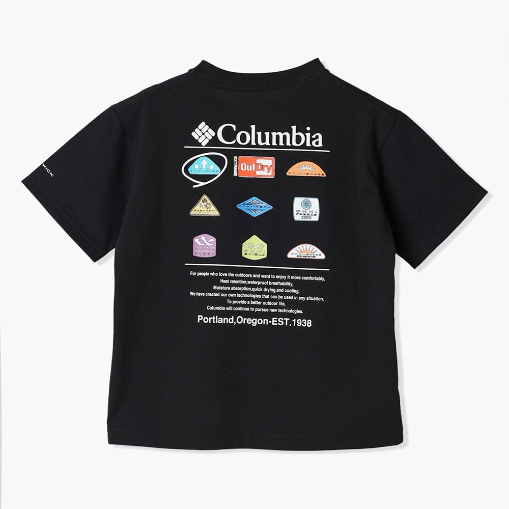 コロンビア（Columbia）（キッズ）スタックブルックグラフィックショートスリーブTシャツ PY0495 010
