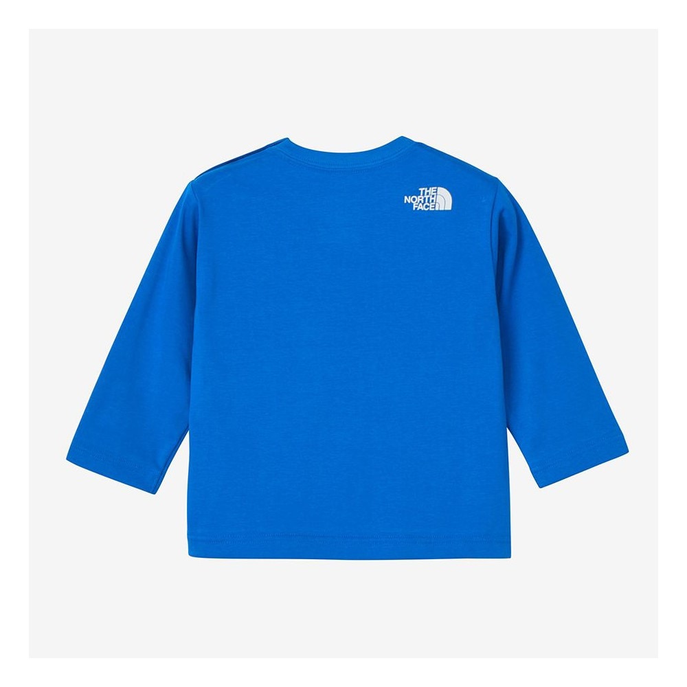 ザ・ノース・フェイス（THE NORTH FACE）（キッズ）ベビー ロングスリーブ スモールスクエアロゴ Tシャツ NTB32357 HB
