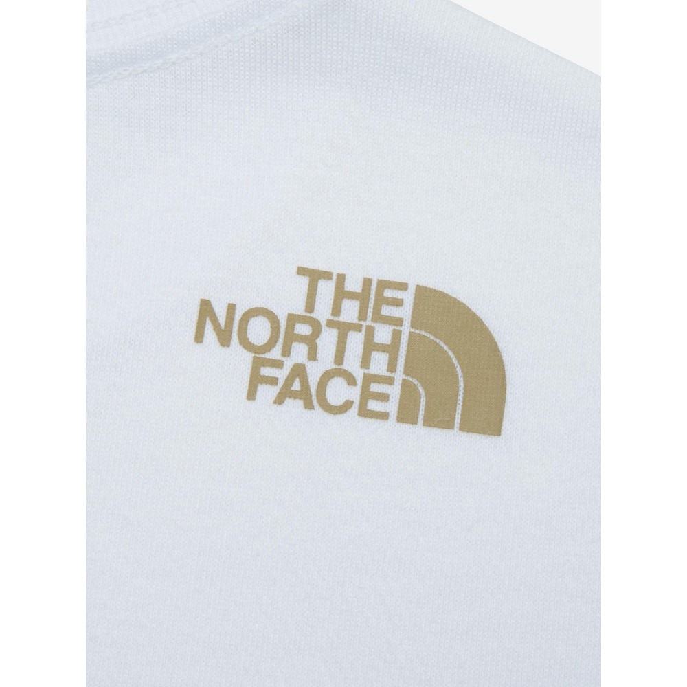 ザ・ノース・フェイス（THE NORTH FACE）（キッズ）ベビー ロングスリーブ スモールスクエアロゴ Tシャツ NTB32357 WH