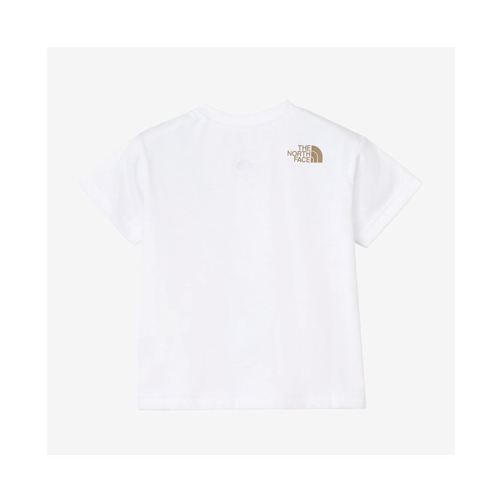 ザ・ノース・フェイス（THE NORTH FACE）（キッズ）ベビー ショートスリーブ スモールスクエアロゴ Tシャツ NTB32358 WH