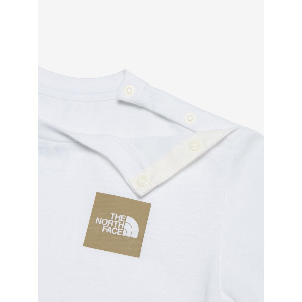 ザ・ノース・フェイス（THE NORTH FACE）（キッズ）ベビー ショートスリーブ スモールスクエアロゴ Tシャツ NTB32358 WH