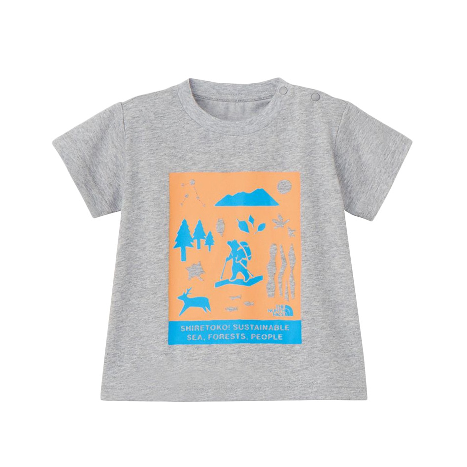 ザ・ノース・フェイス（THE NORTH FACE）（キッズ）ベビー ショートスリーブ シレトコトコ Tシャツ NTB32534ST Z