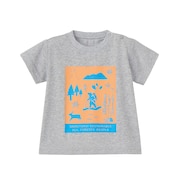 (キッズ)ベビー ショートスリーブ シレトコトコ Tシャツ NTB32534ST Z