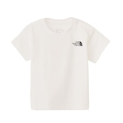 (キッズ)ベビー ショートスリーブ バックスクエアロゴ Tシャツ NTB32538 W