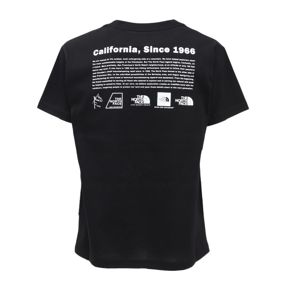 ザ・ノース・フェイス（THE NORTH FACE）（キッズ）ジュニア 半袖 ヒストリカルロゴTシャツ NTJ32356 K