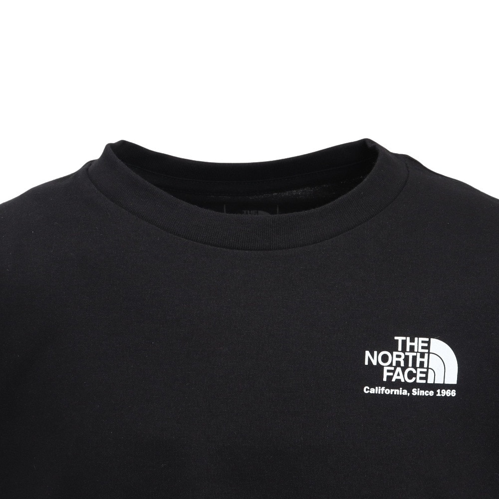 ザ・ノース・フェイス（THE NORTH FACE）（キッズ）ジュニア 半袖 ヒストリカルロゴTシャツ NTJ32356 K