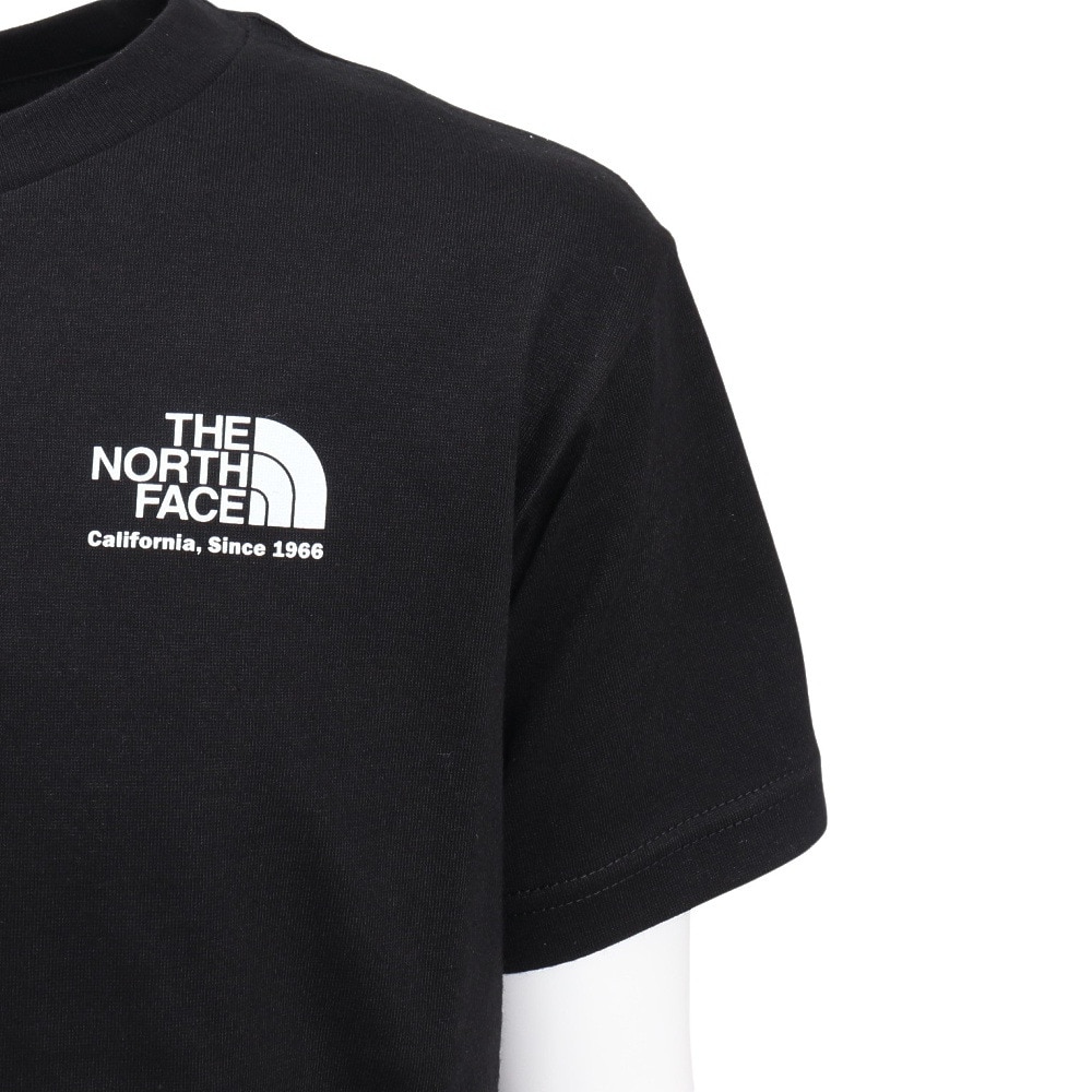 ザ・ノース・フェイス（THE NORTH FACE）（キッズ）ジュニア 半袖 ヒストリカルロゴTシャツ NTJ32356 K