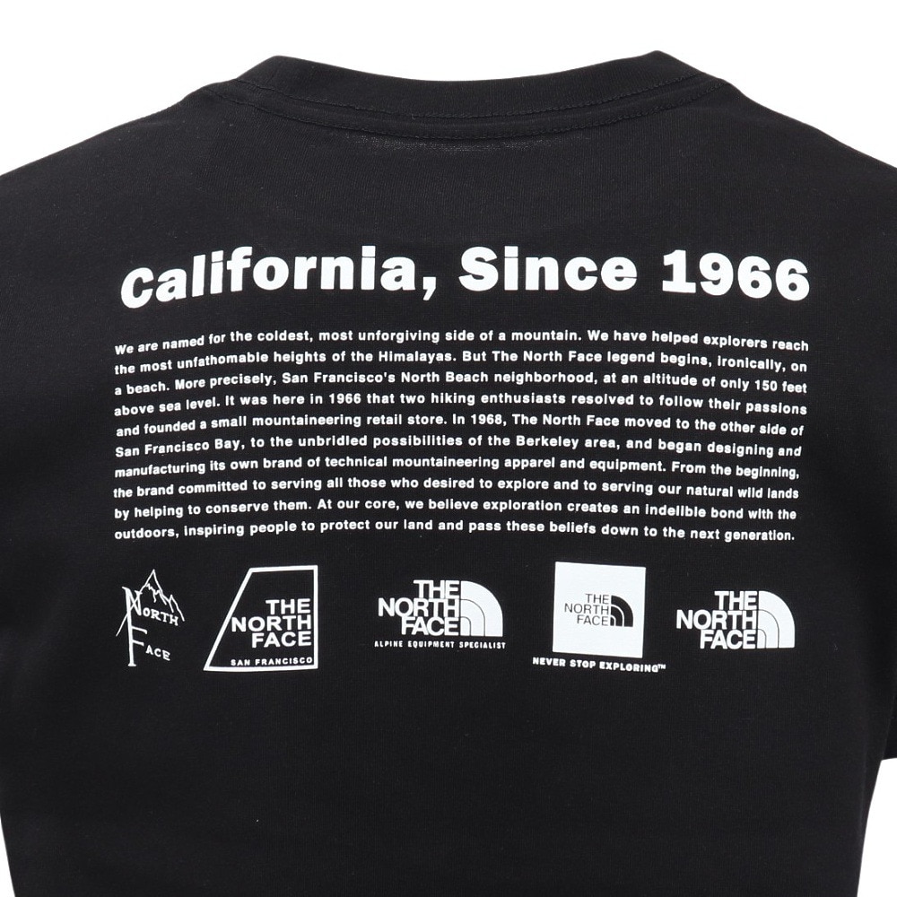 ザ・ノース・フェイス（THE NORTH FACE）（キッズ）ジュニア 半袖 ヒストリカルロゴTシャツ NTJ32356 K