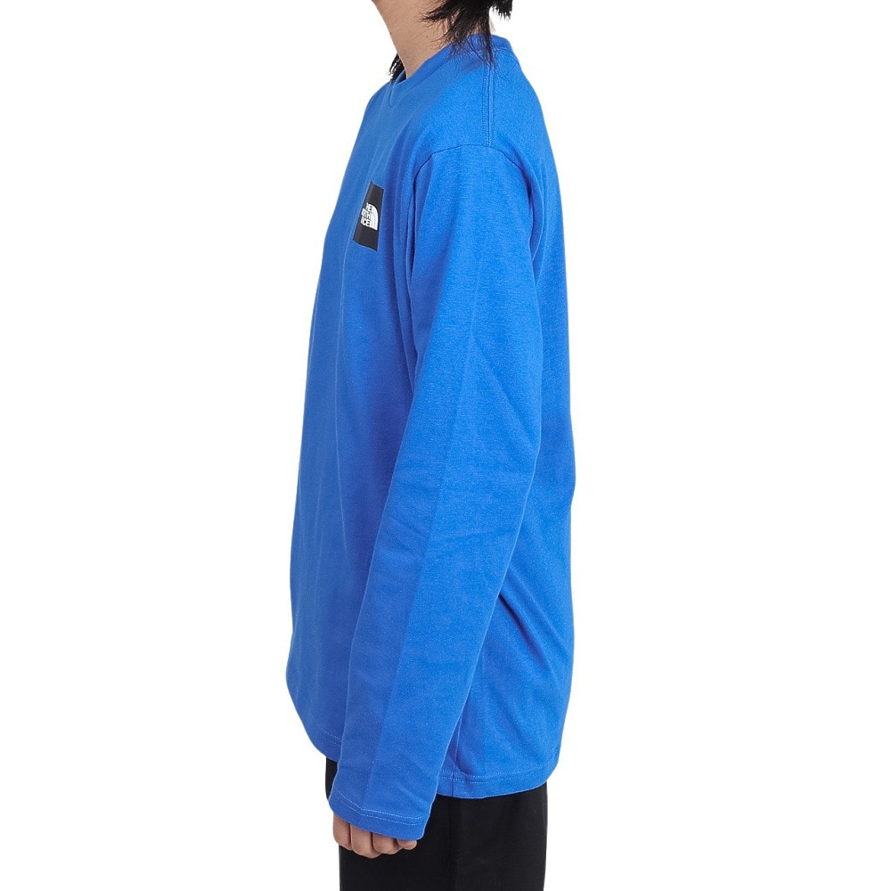 ザ・ノース・フェイス（THE NORTH FACE）（キッズ）ロングスリーブ スモールスクエアロゴ 長袖Tシャツ NTJ32357 HB