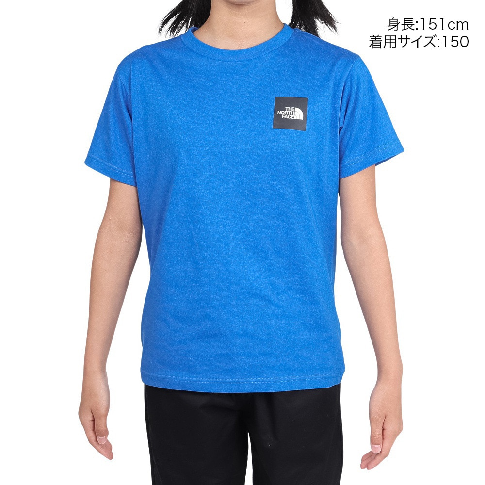 ザ・ノース・フェイス（THE NORTH FACE）（キッズ）ショートスリーブ スモールスクエアロゴ 半袖Tシャツ NTJ32358 HB