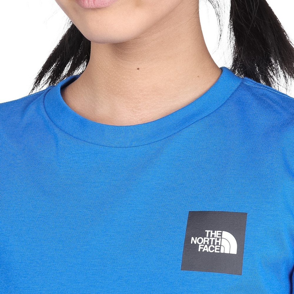 ザ・ノース・フェイス（THE NORTH FACE）（キッズ）ショートスリーブ スモールスクエアロゴ 半袖Tシャツ NTJ32358 HB