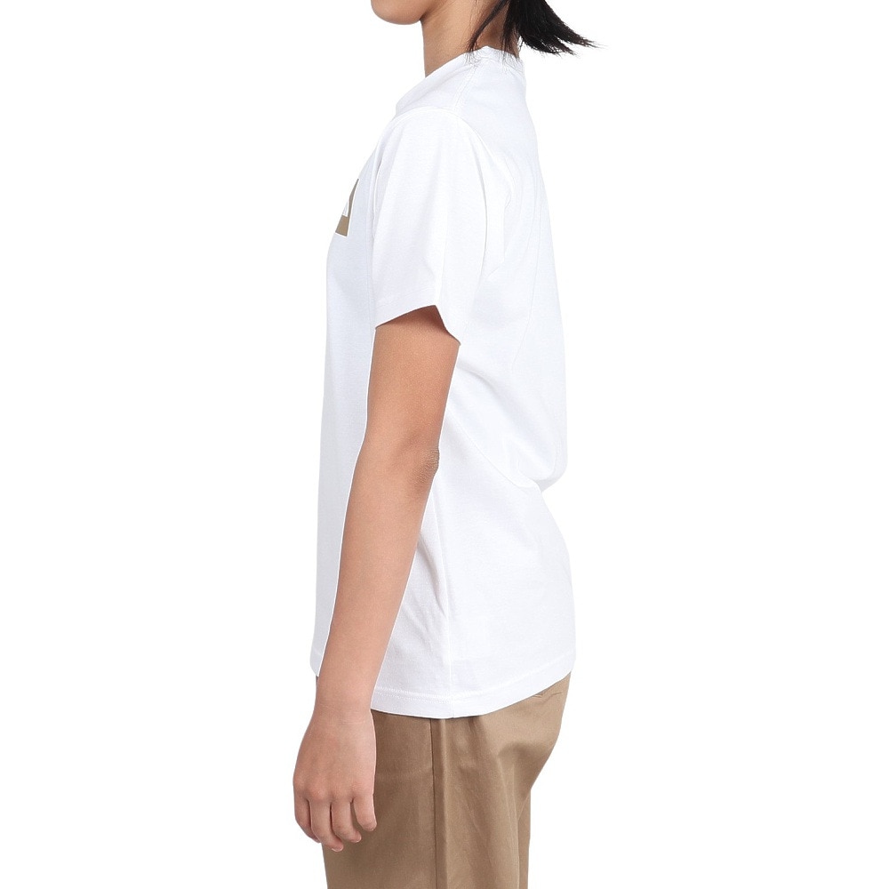 ザ・ノース・フェイス（THE NORTH FACE）（キッズ）ショートスリーブ スモールスクエアロゴ 半袖Tシャツ NTJ32358 WH