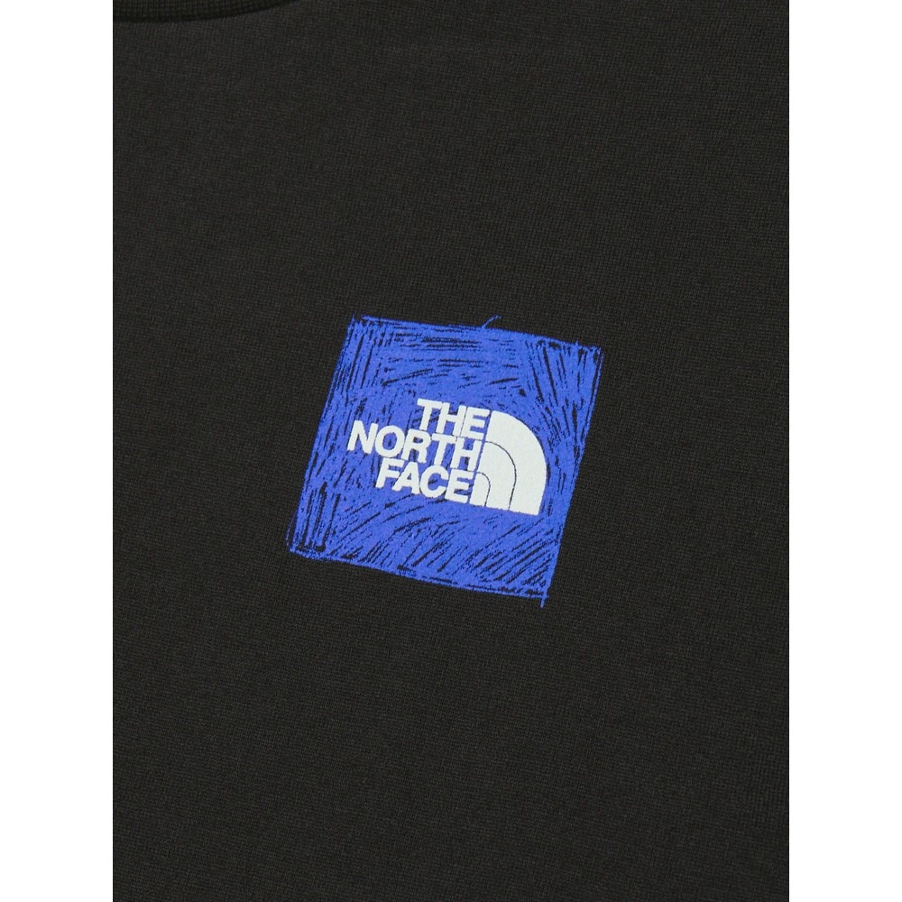 ザ・ノース・フェイス（THE NORTH FACE）（キッズ）ジュニア ロングスリーブ スリーブグラフィック 長袖Tシャツ NTJ32537 K