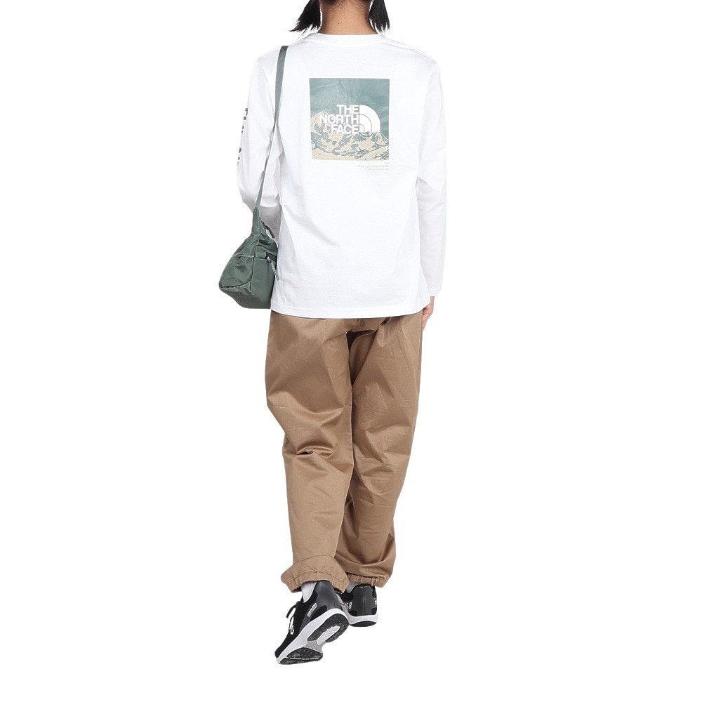 ザ・ノース・フェイス（THE NORTH FACE）（キッズ）ジュニア ロングスリーブ スリーブグラフィック 長袖Tシャツ NTJ32537 W