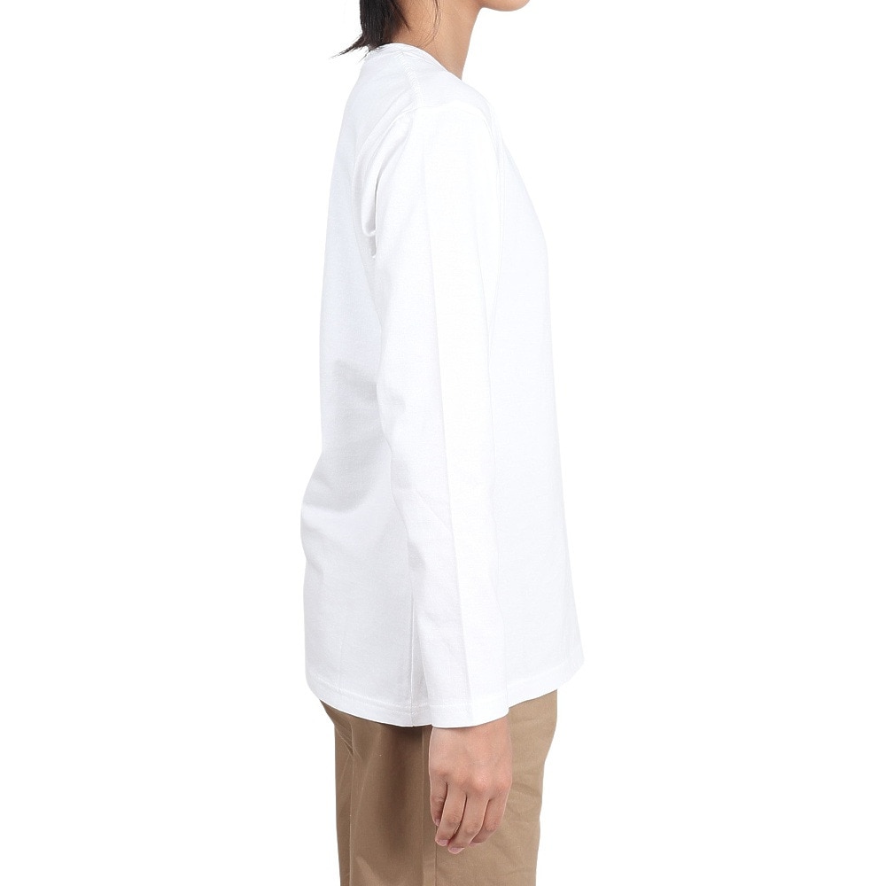 ザ・ノース・フェイス（THE NORTH FACE）（キッズ）ジュニア ロングスリーブ スリーブグラフィック 長袖Tシャツ NTJ32537 W