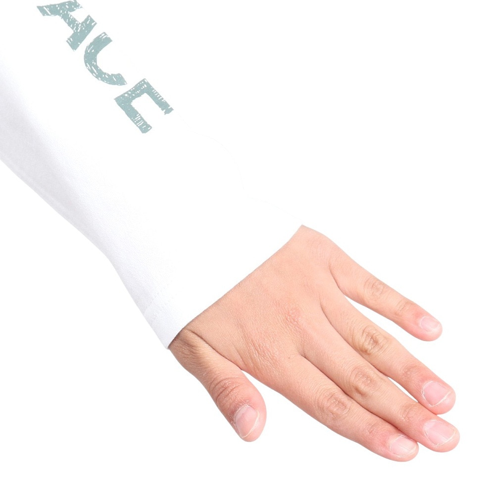 ザ・ノース・フェイス（THE NORTH FACE）（キッズ）ジュニア ロングスリーブ スリーブグラフィック 長袖Tシャツ NTJ32537 W