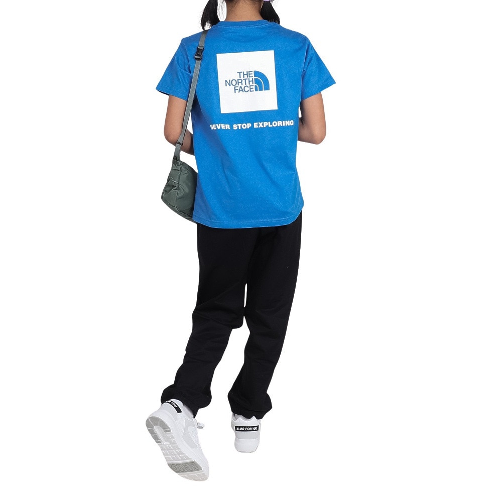 ザ・ノース・フェイス（THE NORTH FACE）（キッズ）ジュニア ショートスリーブ バックスクエアロゴ 半袖Tシャツ NTJ32538 HB