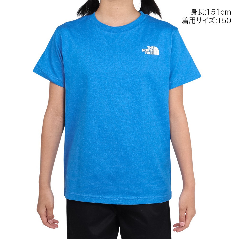 ザ・ノース・フェイス（THE NORTH FACE）（キッズ）ジュニア ショートスリーブ バックスクエアロゴ 半袖Tシャツ NTJ32538 HB