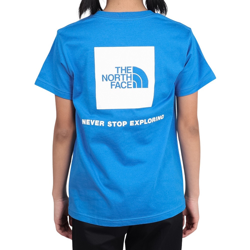 ザ・ノース・フェイス（THE NORTH FACE）（キッズ）ジュニア ショートスリーブ バックスクエアロゴ 半袖Tシャツ NTJ32538 HB
