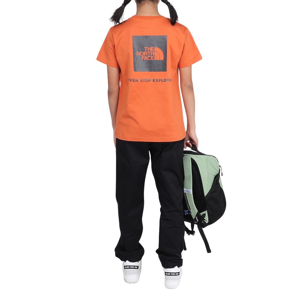 ザ・ノース・フェイス（THE NORTH FACE）（キッズ）ジュニア ショートスリーブ バックスクエアロゴ 半袖Tシャツ NTJ32538 IB