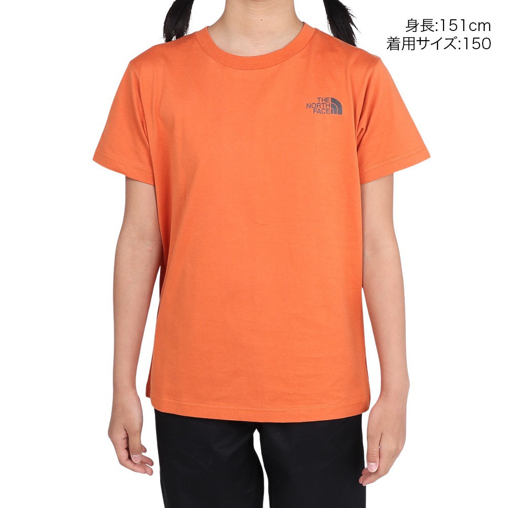 ザ・ノース・フェイス（THE NORTH FACE）（キッズ）ジュニア ショートスリーブ バックスクエアロゴ 半袖Tシャツ NTJ32538 IB