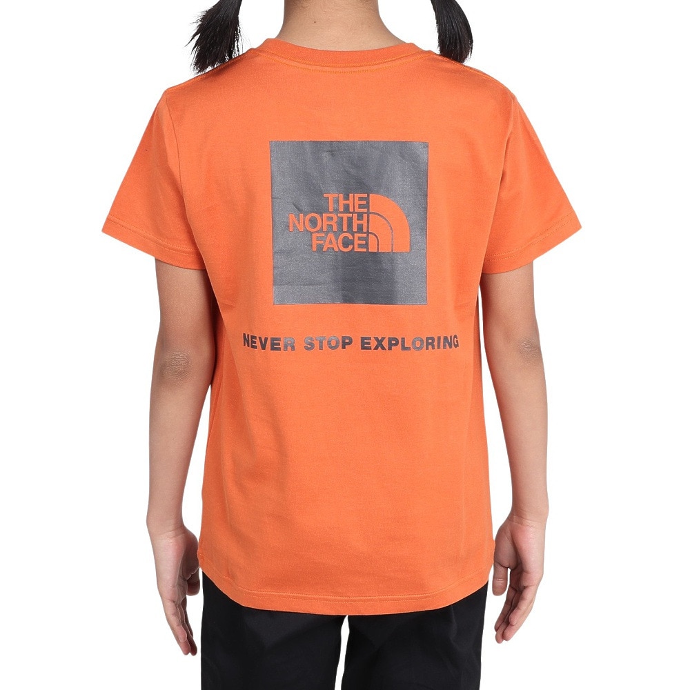 ザ・ノース・フェイス（THE NORTH FACE）（キッズ）ジュニア ショートスリーブ バックスクエアロゴ 半袖Tシャツ NTJ32538 IB