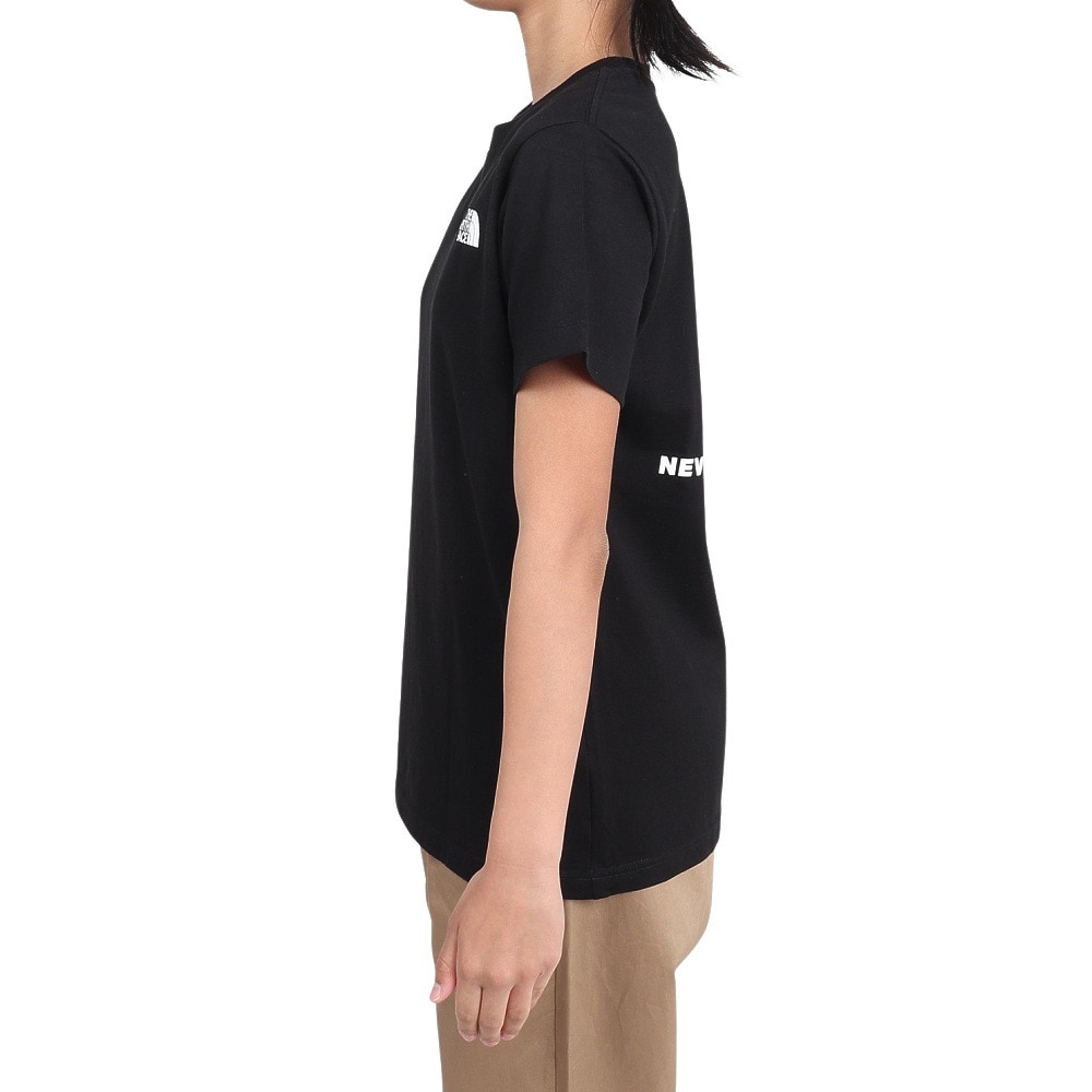 ザ・ノース・フェイス（THE NORTH FACE）（キッズ）ジュニア ショートスリーブ バックスクエアロゴ 半袖Tシャツ NTJ32538 K
