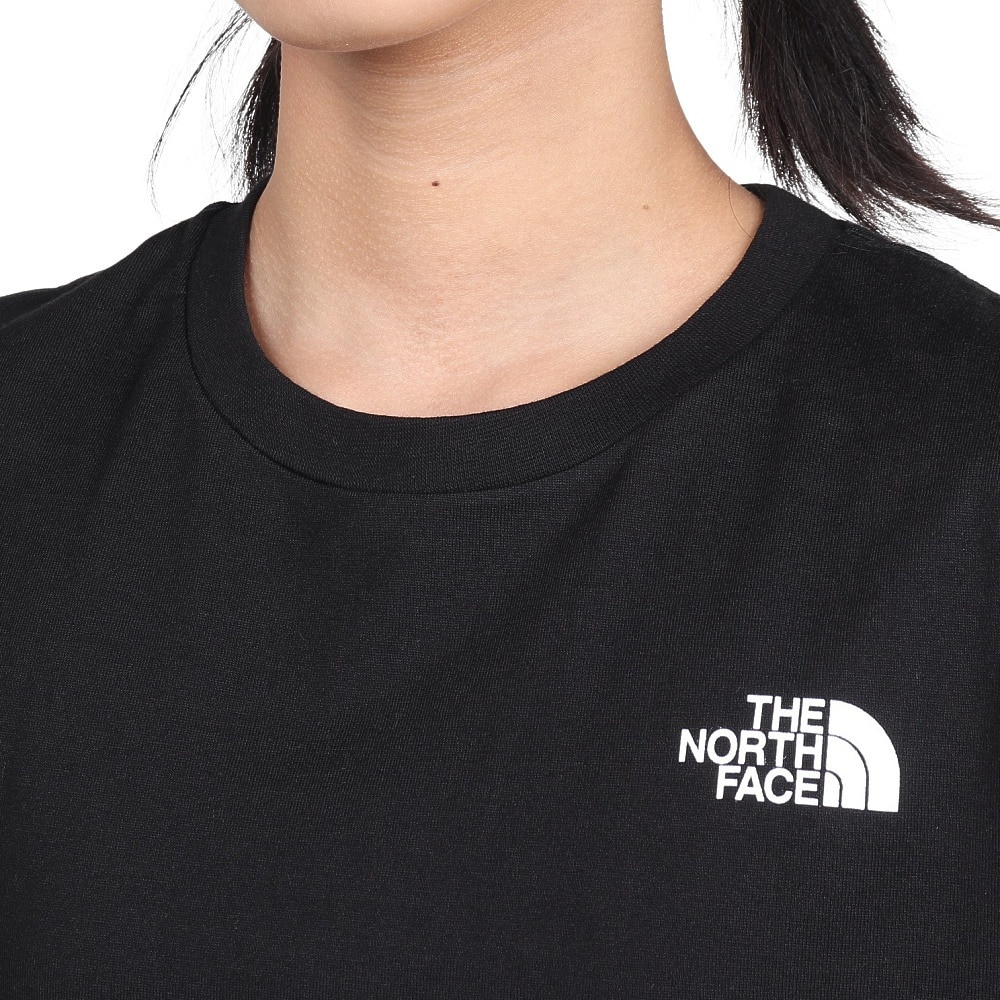 ザ・ノース・フェイス（THE NORTH FACE）（キッズ）ジュニア ショートスリーブ バックスクエアロゴ 半袖Tシャツ NTJ32538 K