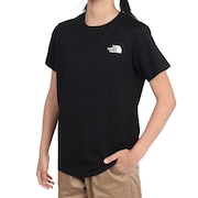 (キッズ)ジュニア ショートスリーブ バックスクエアロゴ 半袖Tシャツ NTJ32538 K