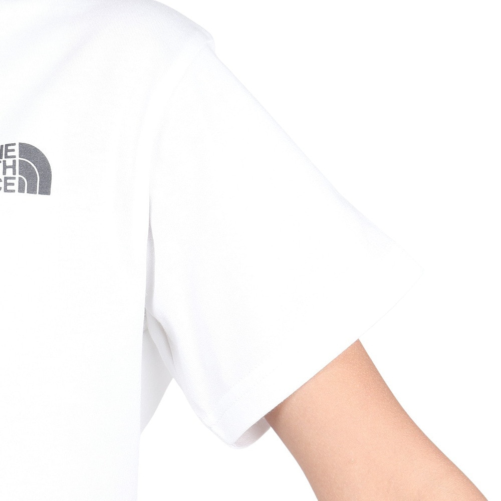 ザ・ノース・フェイス（THE NORTH FACE）（キッズ）ジュニア ショートスリーブ バックスクエアロゴ 半袖Tシャツ NTJ32538 W