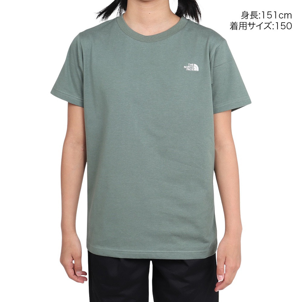 ザ・ノース・フェイス（THE NORTH FACE）（キッズ）ショートスリーブ ヌプシ半袖Tシャツ NTJ32540 DG