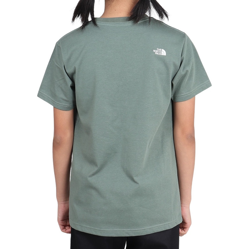 ザ・ノース・フェイス（THE NORTH FACE）（キッズ）ショートスリーブ ヌプシ半袖Tシャツ NTJ32540 DG