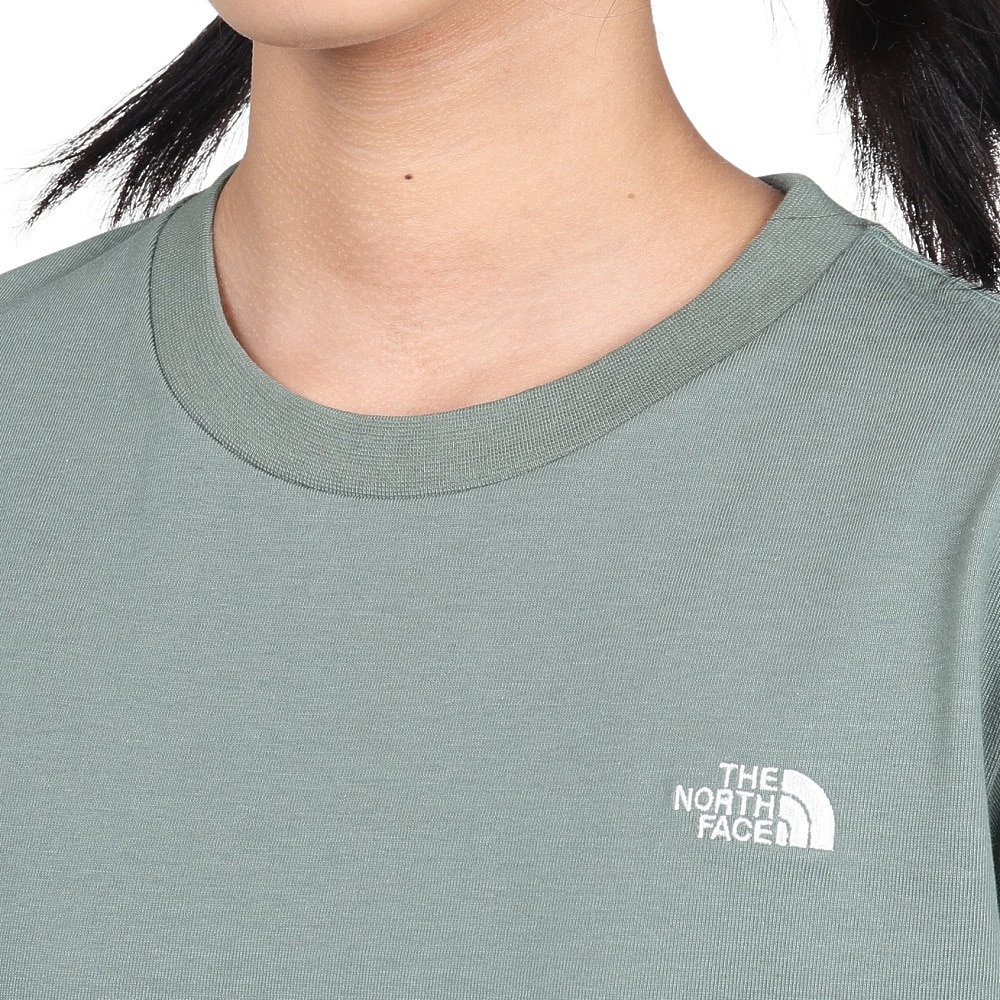 ザ・ノース・フェイス（THE NORTH FACE）（キッズ）ショートスリーブ ヌプシ半袖Tシャツ NTJ32540 DG