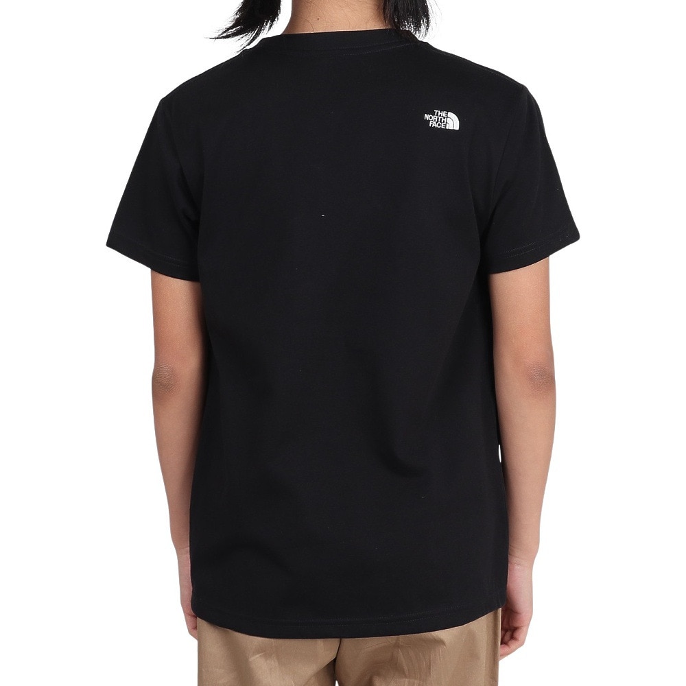 ザ・ノース・フェイス（THE NORTH FACE）（キッズ）ショートスリーブ ヌプシ半袖Tシャツ NTJ32540 K
