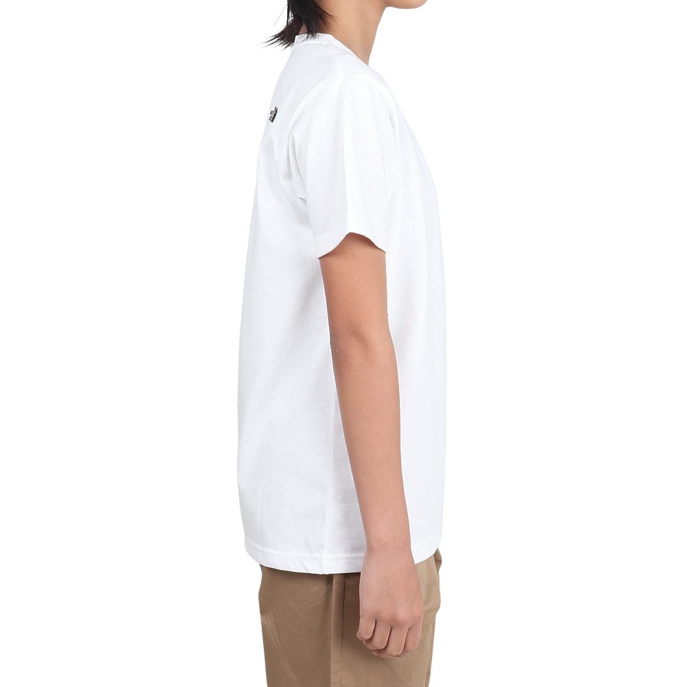 ザ・ノース・フェイス（THE NORTH FACE）（キッズ）ショートスリーブ ヌプシ半袖Tシャツ NTJ32540 W
