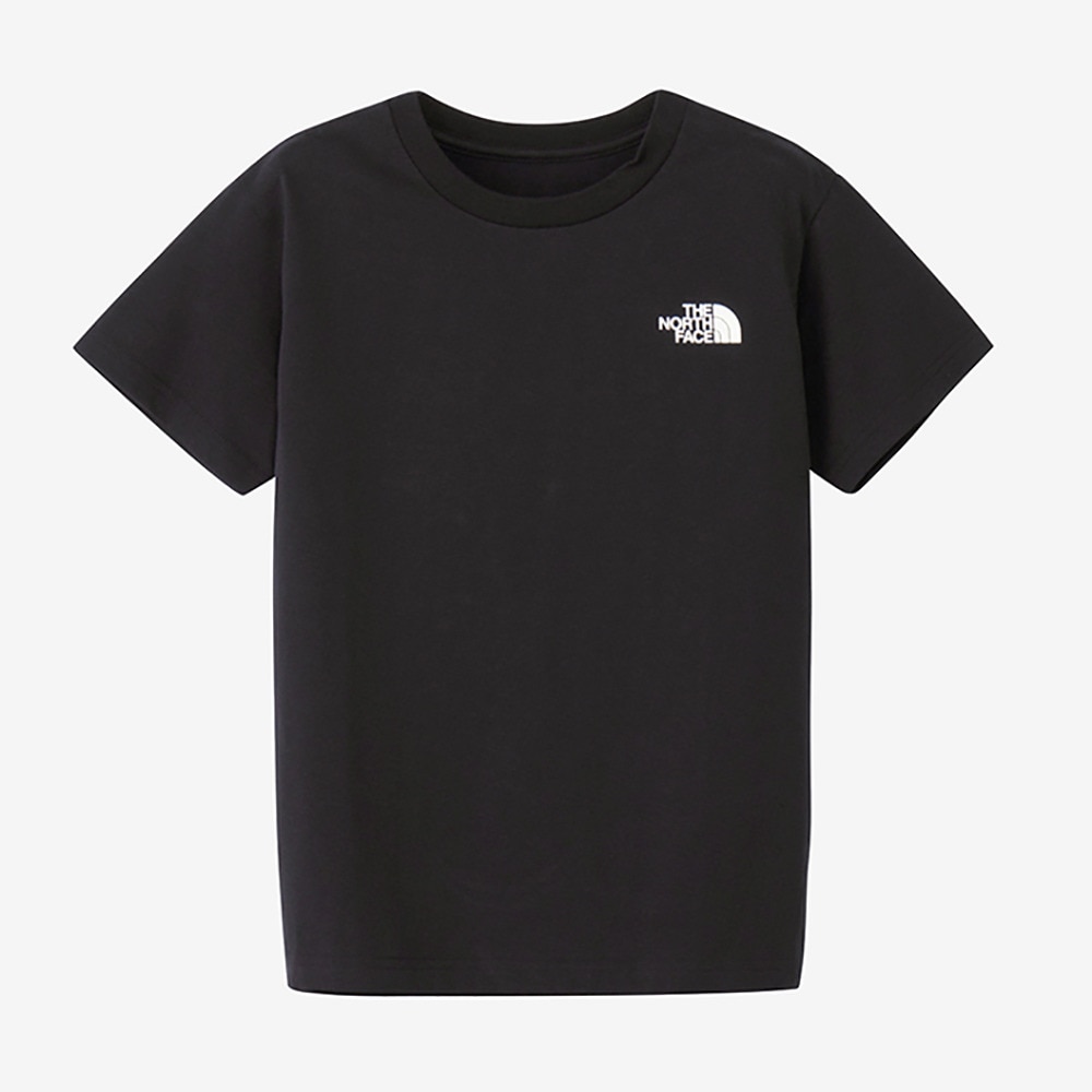 ザ・ノース・フェイス（THE NORTH FACE）（キッズ）ショートスリーブバンダナスクェアロゴティー NTJ32546 K