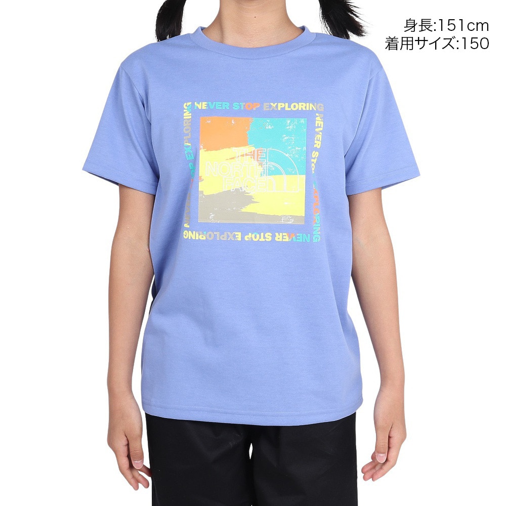ザ・ノース・フェイス（THE NORTH FACE）（キッズ）ジュニア ショートスリーブ ゲットモテッドグラフィック 半袖Tシャツ NTJ32575 VB