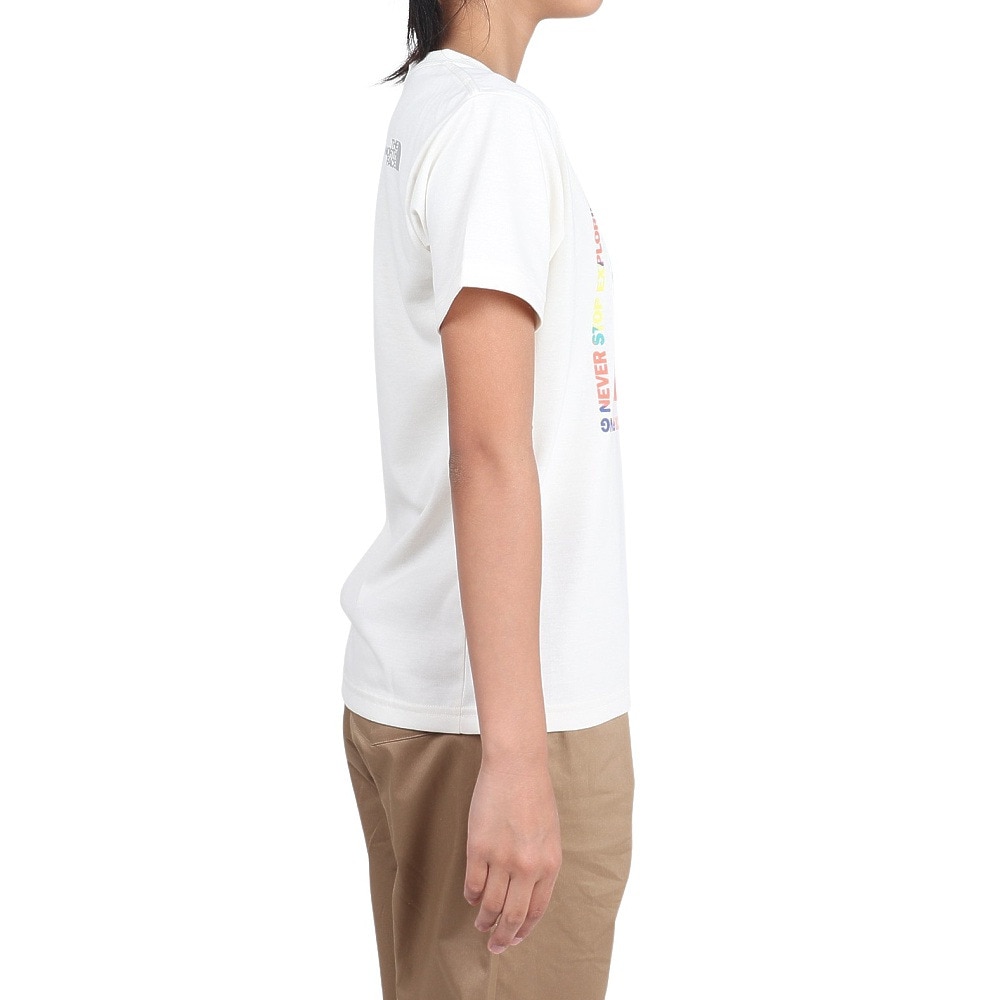 ザ・ノース・フェイス（THE NORTH FACE）（キッズ）ジュニア ショートスリーブ ゲットモテッドグラフィック 半袖Tシャツ NTJ32575 WD