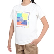 (キッズ)ジュニア ショートスリーブ ゲットモテッドグラフィック 半袖Tシャツ NTJ32575 WD
