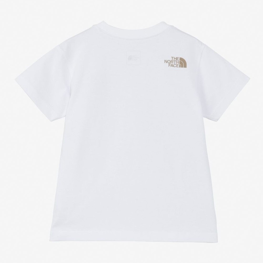 ザ・ノース・フェイス（THE NORTH FACE）（キッズ）トドラー ショートスリーブスモールスクエアロゴ 半袖Tシャツ NTT32532 WH