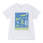 (キッズ)トドラー ショートスリーブ シレトコトコ 半袖Tシャツ NTT32534ST W