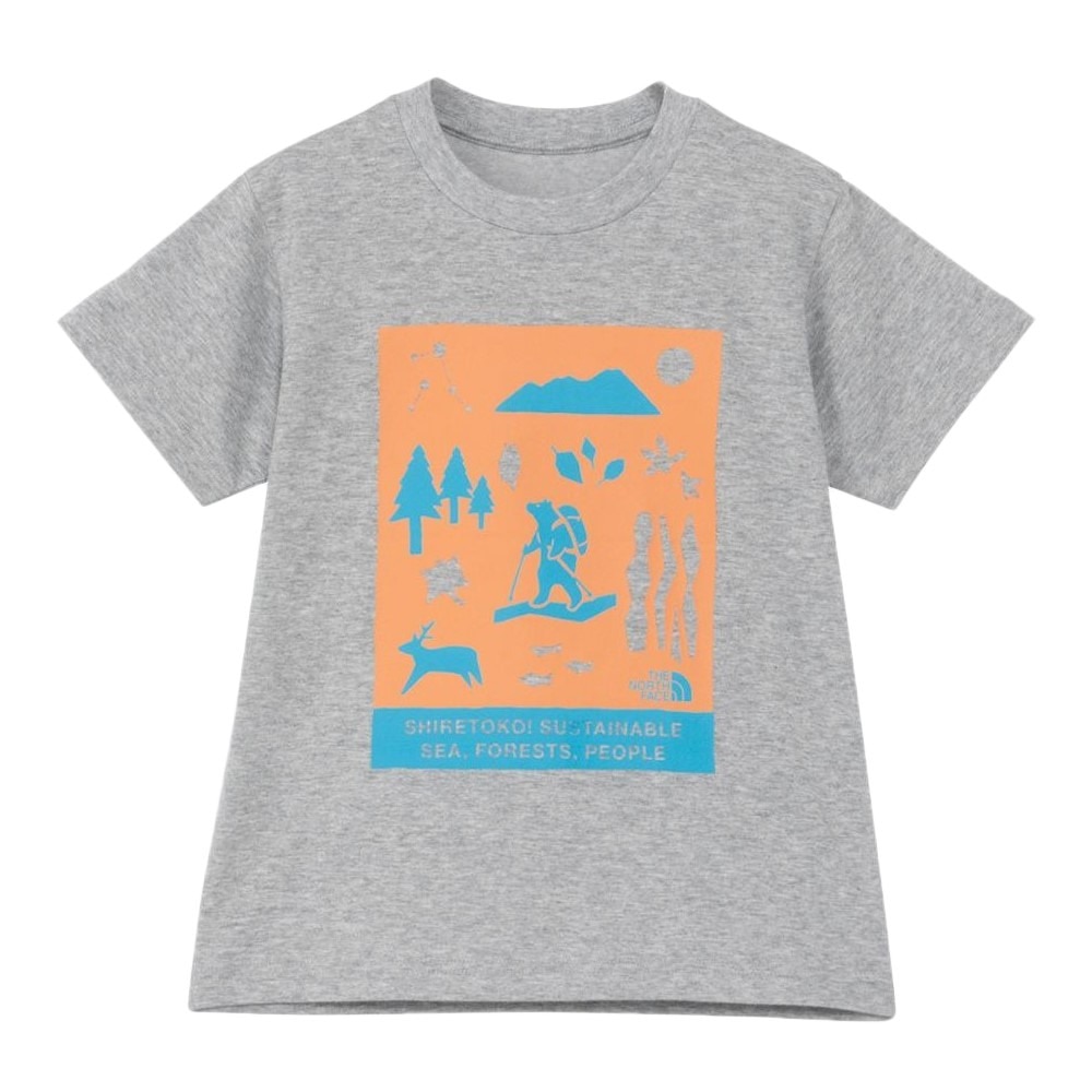 ザ・ノース・フェイス（THE NORTH FACE）（キッズ）トドラー ショートスリーブ シレトコトコ 半袖Tシャツ NTT32534ST Z