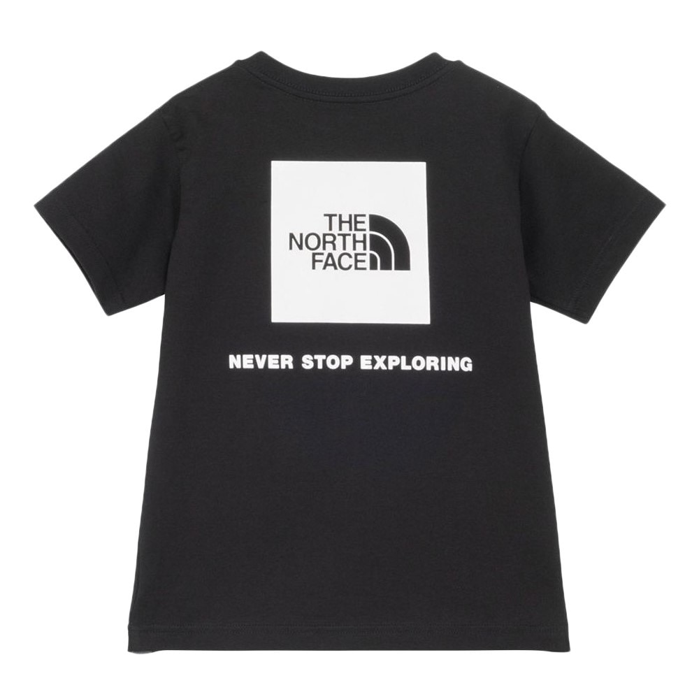 ザ・ノース・フェイス（THE NORTH FACE）（キッズ）トドラー ショートスリーブ バックスクエアロゴ 半袖Tシャツ NTT32538 K